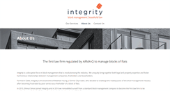 Desktop Screenshot of integritypm.co.uk