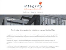 Tablet Screenshot of integritypm.co.uk